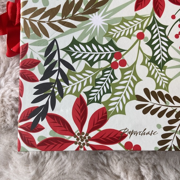 Paper chase Christmas gift photo album fits 200 4x6” photos poinsettia holiday - Picture 5 of 9